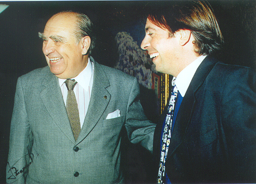 Gonzalo y Sanguinetti en Mayo del 99
